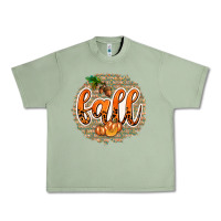 Oil Green Fall with Background Urban Heavy Tee - texasbilliewilder