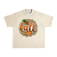 Sandshell Fall with Background Urban Heavy Tee - texasbilliewilder