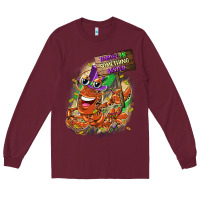 Burgundy throw me something mister Long Sleeve Tee - CowGirlArtShop