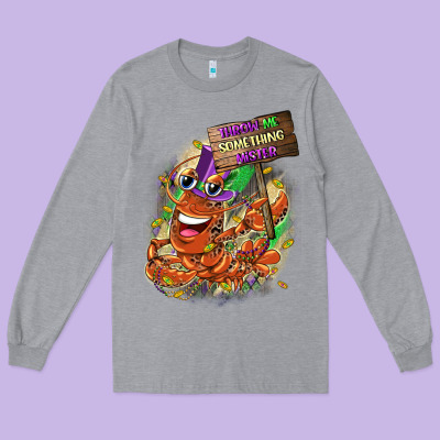 Throw Me Something Mister Long Sleeve Tee Designed By Cowgirlartshop