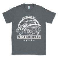 Charcoal Heather m4a1 sherman tank Classic Tee - tuanDangUi