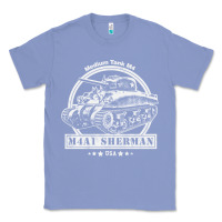 Colony Blue m4a1 sherman tank Classic Tee - tuanDangUi