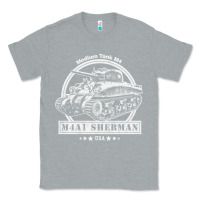 Heather Grey m4a1 sherman tank Classic Tee - tuanDangUi