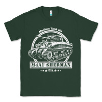Sports Green m4a1 sherman tank Classic Tee - tuanDangUi