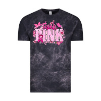 Cloud Black Think pink Vintage Tee - NancyCooperArtShop