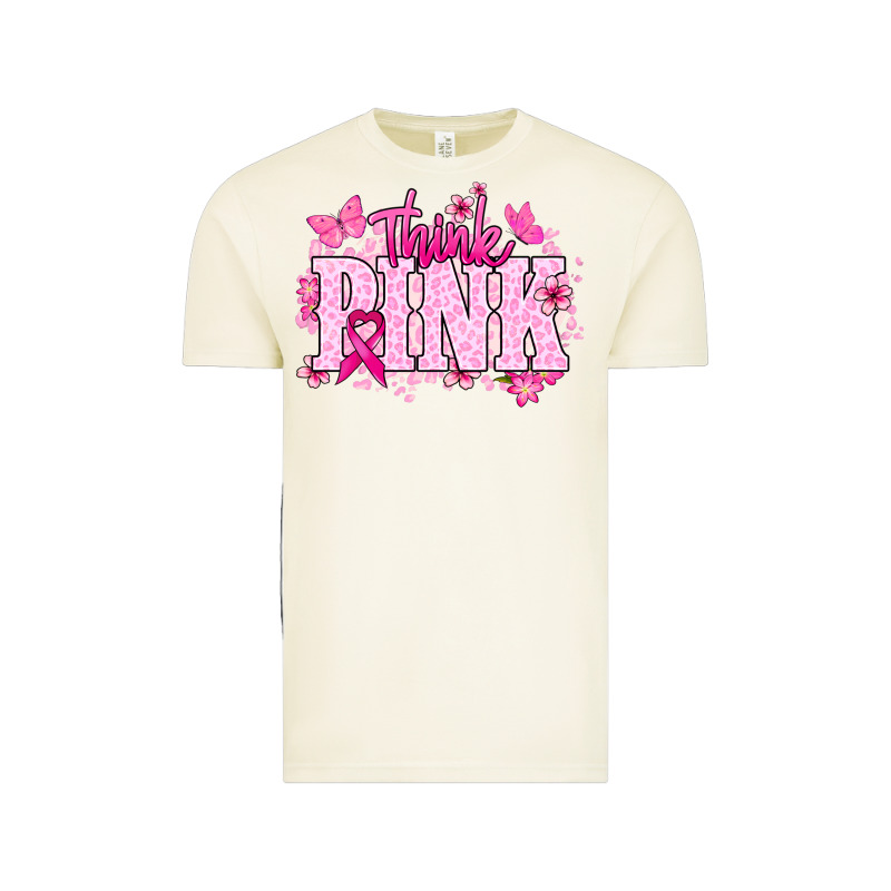 Think Pink Vintage Tee by NancyCooperArtShop | Teevron