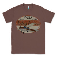 Chestnut cessna 182 skylane since 1956 retro vintage airplane design Classic Tee - tuanDangUi