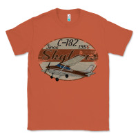 Copper cessna 182 skylane since 1956 retro vintage airplane design Classic Tee - tuanDangUi