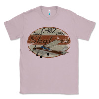 Lilac cessna 182 skylane since 1956 retro vintage airplane design Classic Tee - tuanDangUi
