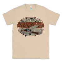 Mushroom cessna 182 skylane since 1956 retro vintage airplane design Classic Tee - tuanDangUi