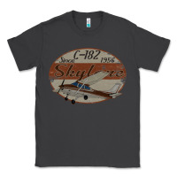 Smoke cessna 182 skylane since 1956 retro vintage airplane design Classic Tee - tuanDangUi