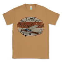 Toasted Coconut cessna 182 skylane since 1956 retro vintage airplane design Classic Tee - tuanDangUi