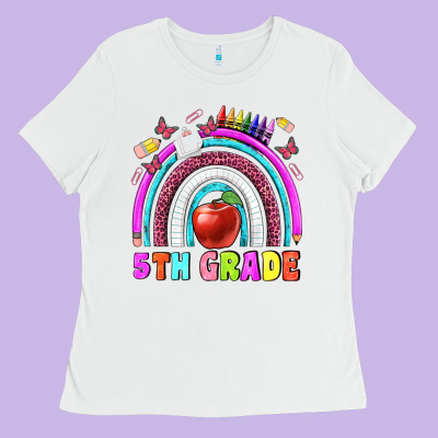 5 Th Grade Ladies Tee Designed By Bundleandbundleshop