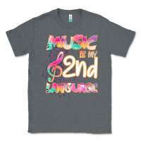 Charcoal Heather Cool I Love Music Shirt Gifts Music Is My Second Language Classic Tee - Bettercallsaul