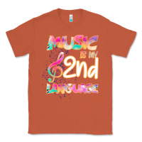 Copper Cool I Love Music Shirt Gifts Music Is My Second Language Classic Tee - Bettercallsaul