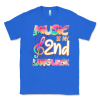 True Royal Cool I Love Music Shirt Gifts Music Is My Second Language Classic Tee - Bettercallsaul