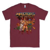 Burgundy he man white color Classic Tee - tuanDangUi