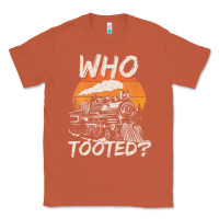 Copper Who Tooted Funny Train Lovers And Railroad Retro Vintage Classic Tee - tuanDangUi
