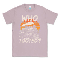 Lilac Who Tooted Funny Train Lovers And Railroad Retro Vintage Classic Tee - tuanDangUi