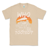 Mushroom Who Tooted Funny Train Lovers And Railroad Retro Vintage Classic Tee - tuanDangUi