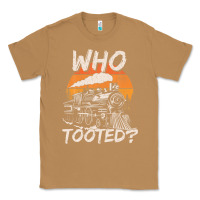 Toasted Coconut Who Tooted Funny Train Lovers And Railroad Retro Vintage Classic Tee - tuanDangUi