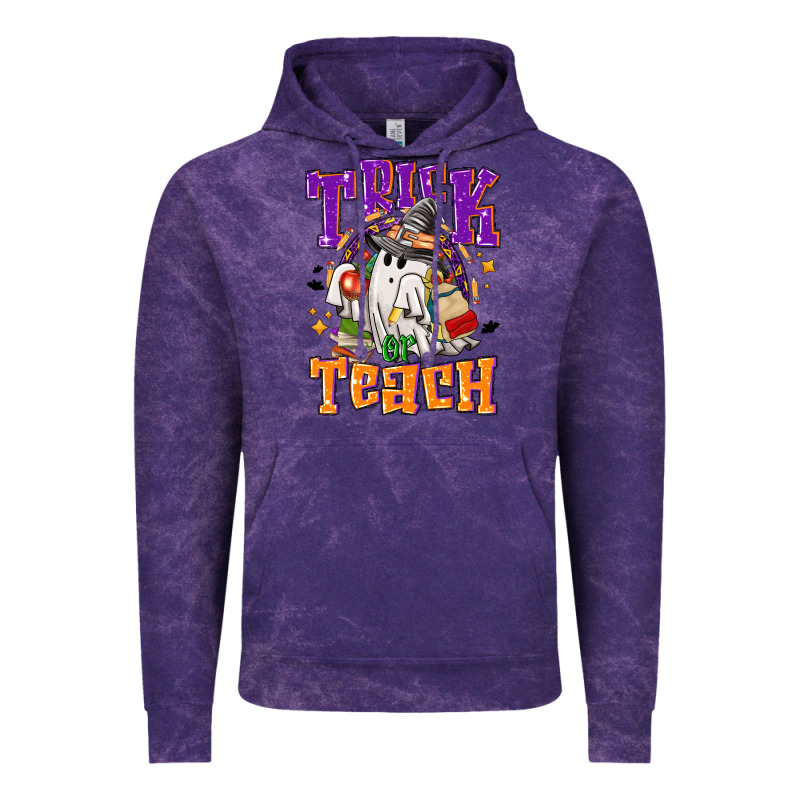 Trick Or Teach Halloween Vintage Hoodie by NancyCooperArtShop | Teevron
