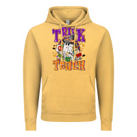 Vintage Mustard Trick or teach Halloween Vintage Hoodie - NancyCooperArtShop