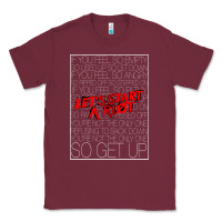 Burgundy Lets Start A Riot GIFT 1 Classic Tee - tuanDangUi