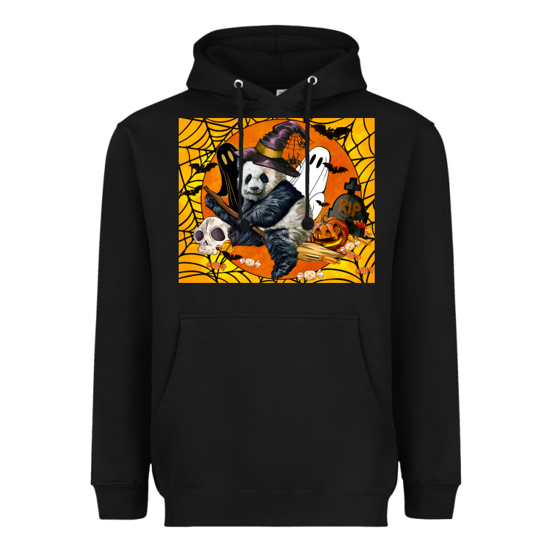 Panda Halloween Heavyweight Hoodie by LillyAllenDesigns | Teevron