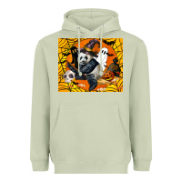 Matcha panda halloween Heavyweight Hoodie - LillyAllenDesigns