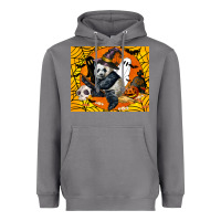 Storm panda halloween Heavyweight Hoodie - LillyAllenDesigns
