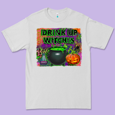Drink Up Witches Premium Tee Designed By Bundleandbundleshop