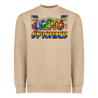 Mushroom lgbtq friendly pride Heavyweight Sweatshirt - FaDigitalArtStudio