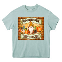 Arona Pumpkin Spice Everything Nice Gnome Heavy Core Tee - MaliasSmallBusiness