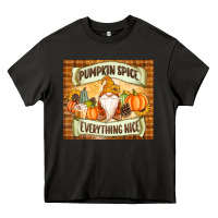 Asphalt Pumpkin Spice Everything Nice Gnome Heavy Core Tee - MaliasSmallBusiness