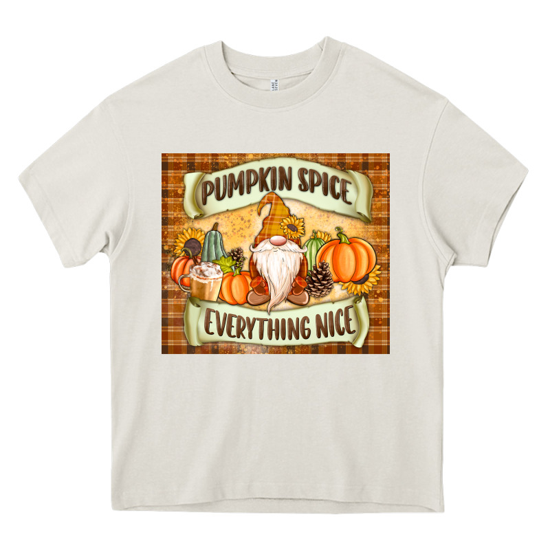 Pumpkin Spice Everything Nice Gnome Heavy Core Tee by MaliasSmallBusiness | Teevron