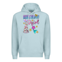 Blue Mist Birthday Girl 9 Premium Hoodie - BundleAndBundleShop
