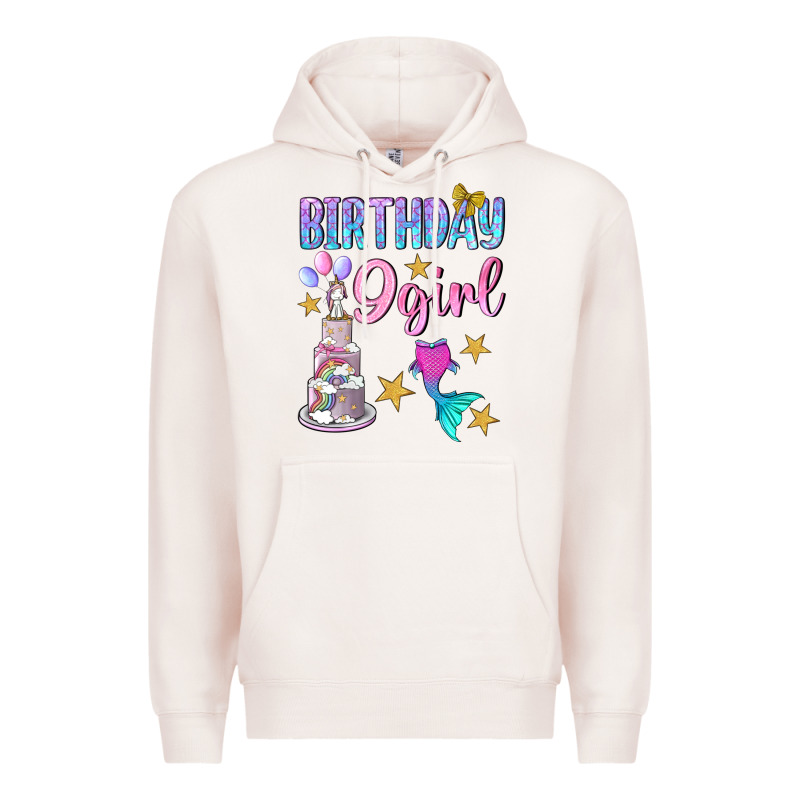 Birthday Girl 9 Premium Hoodie by BundleAndBundleShop | Teevron
