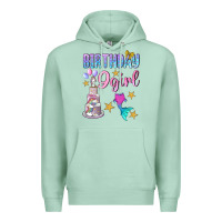 Seafoam Birthday Girl 9 Premium Hoodie - BundleAndBundleShop