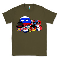 Army Green countryballs pullover Classic Tee - tuanDangUi