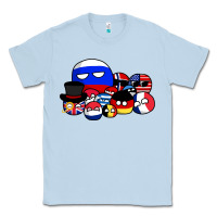 Dusty Blue countryballs pullover Classic Tee - tuanDangUi