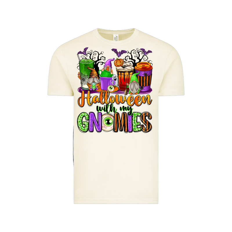 Halloween With My Gnomies Coffee Cups Vintage Tee by texasbilliewilder | Teevron