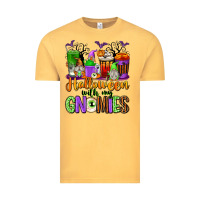 Vintage Mustard Halloween with My Gnomies Coffee Cups Vintage Tee - texasbilliewilder