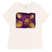 Bone halloween leaves tool leather backround Ladies Tee - RanaPortraitStore