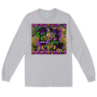 Moon Dust mardi gras fleur de lis Long Sleeve Tee - CowGirlArtShop