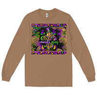 Toasted Coconut mardi gras fleur de lis Long Sleeve Tee - CowGirlArtShop