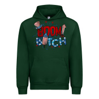 Forest Green boom bitch 4th of july Urban Hoodie - BarkalooDesign