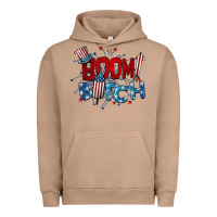 Pigment Burro boom bitch 4th of july Urban Hoodie - BarkalooDesign