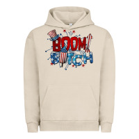 Pigment French Oak boom bitch 4th of july Urban Hoodie - BarkalooDesign