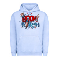 Pigment Grape Ice boom bitch 4th of july Urban Hoodie - BarkalooDesign